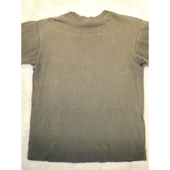 Vintage Anvil Black Heathcliff No Sweat Short Sleeve Cotton T-Shirt Adult Large - Picture 8 of 9